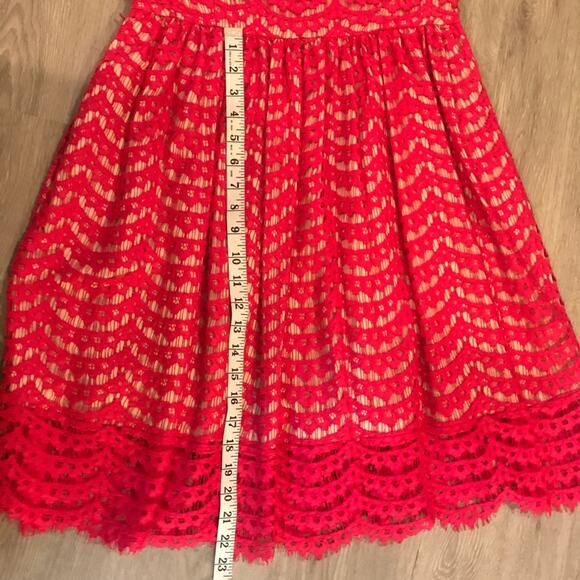 ELIZA J Pink Eyelet Dress Size 8 - Picture 10 of 10